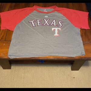 Texas Rangers cropped tee